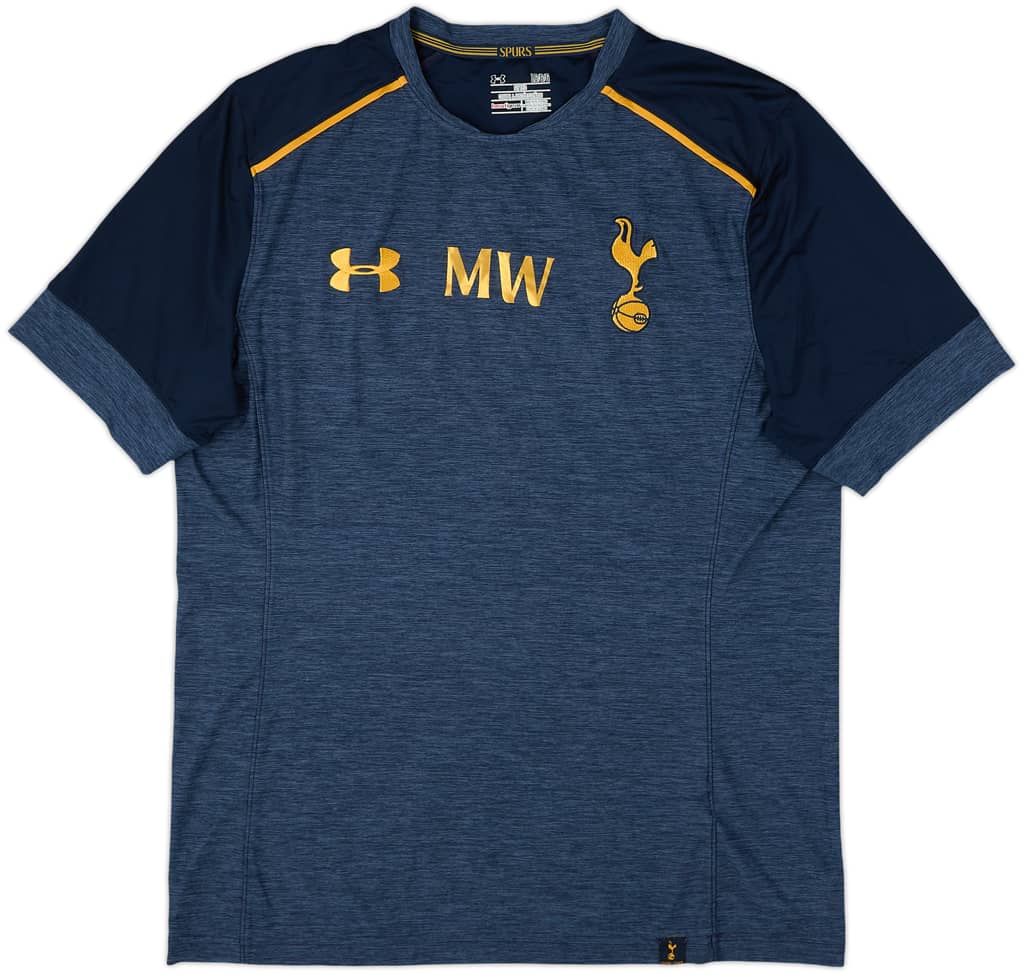 2016-17 Tottenham Staff Issue Under Armour Training Shirt 'MW' - 9/10 - (L)