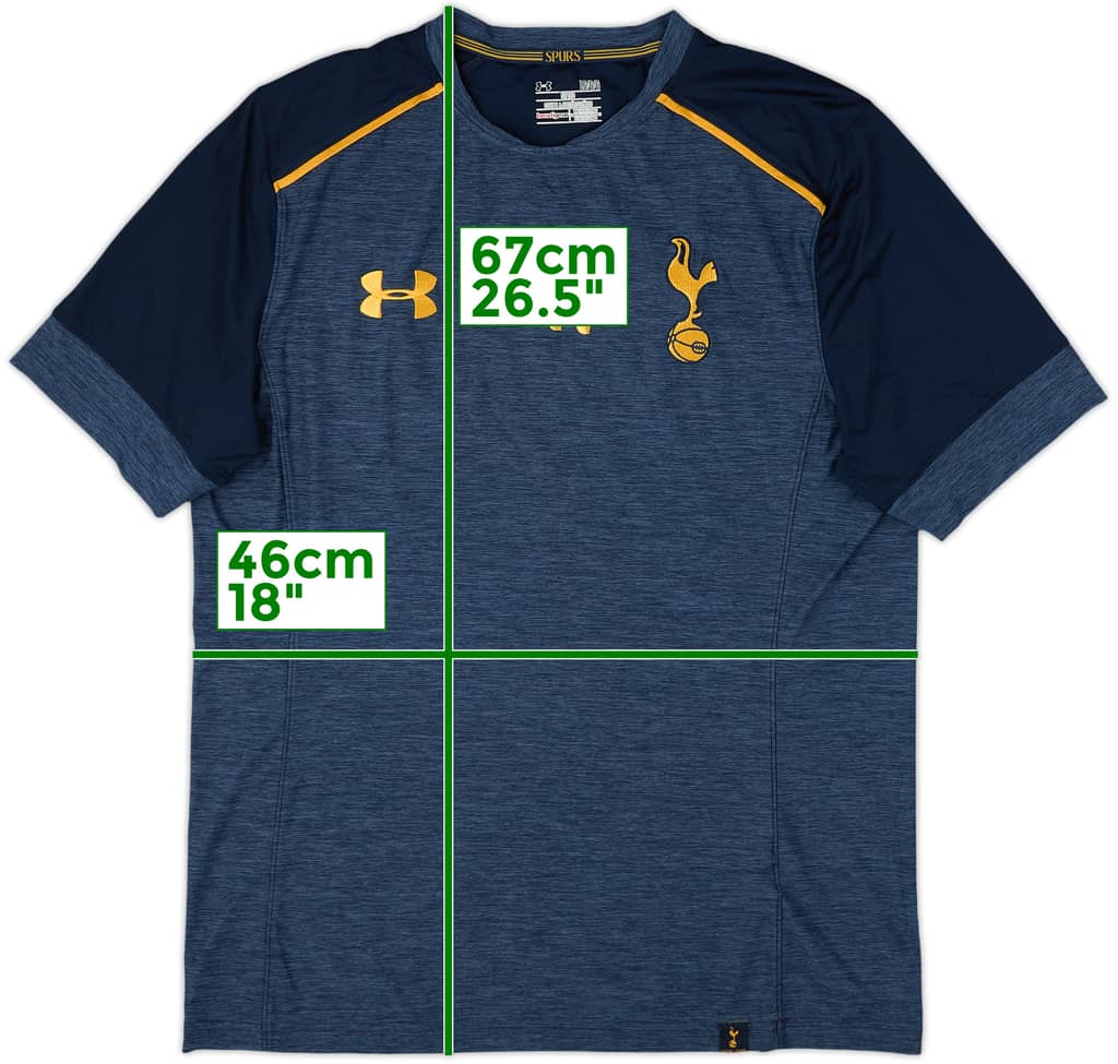 2016-17 Tottenham Staff Issue Under Armour Training Shirt 'MW' - 9/10 - (L)