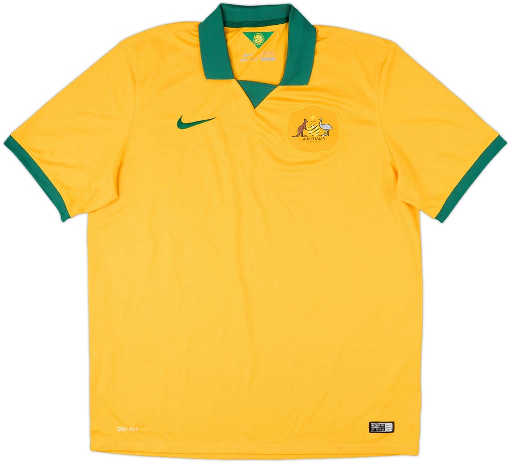 2014-15 Australia Home Shirt - 9/10 - (XL)