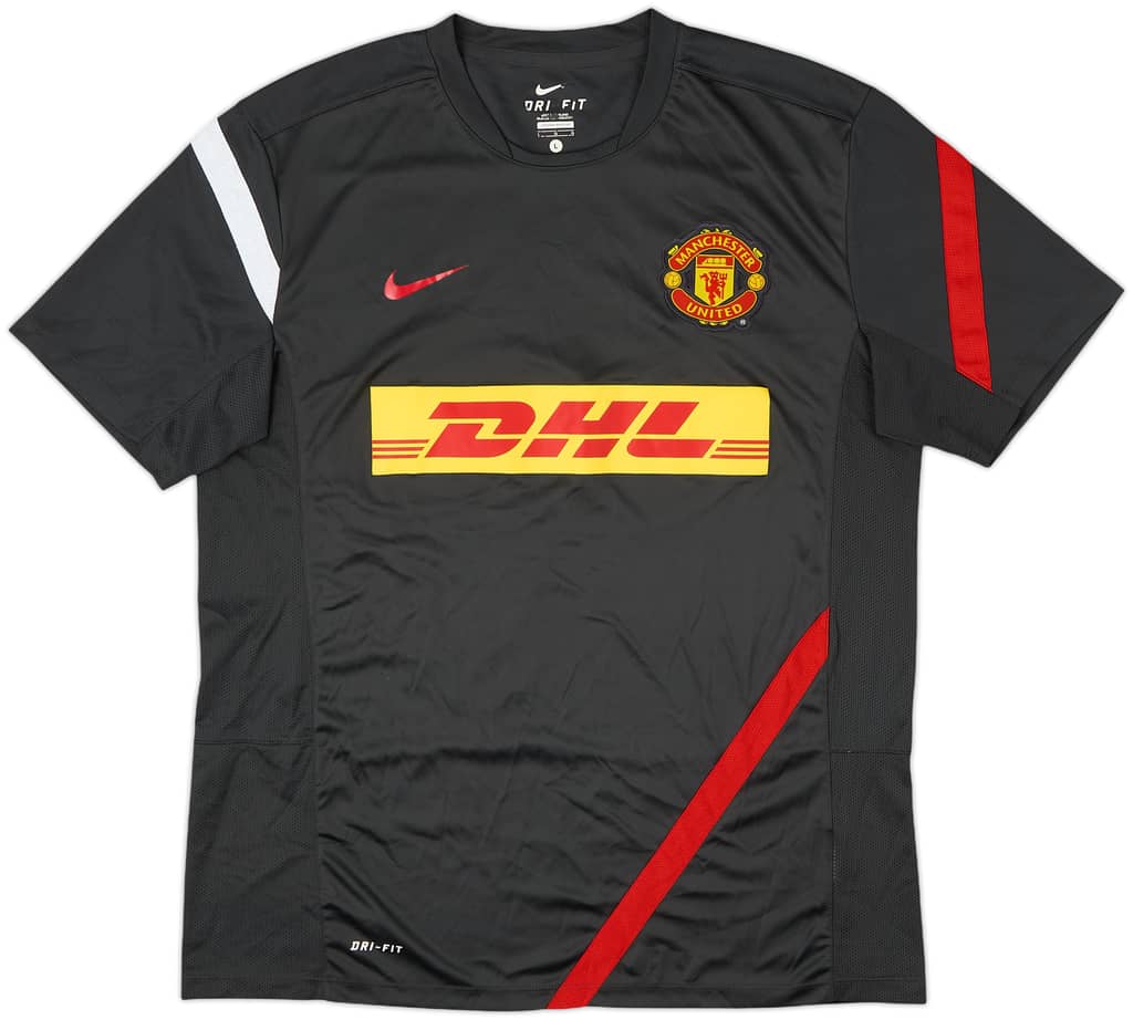 2011-12 Manchester United Nike Training Shirt - 9/10 - (L)