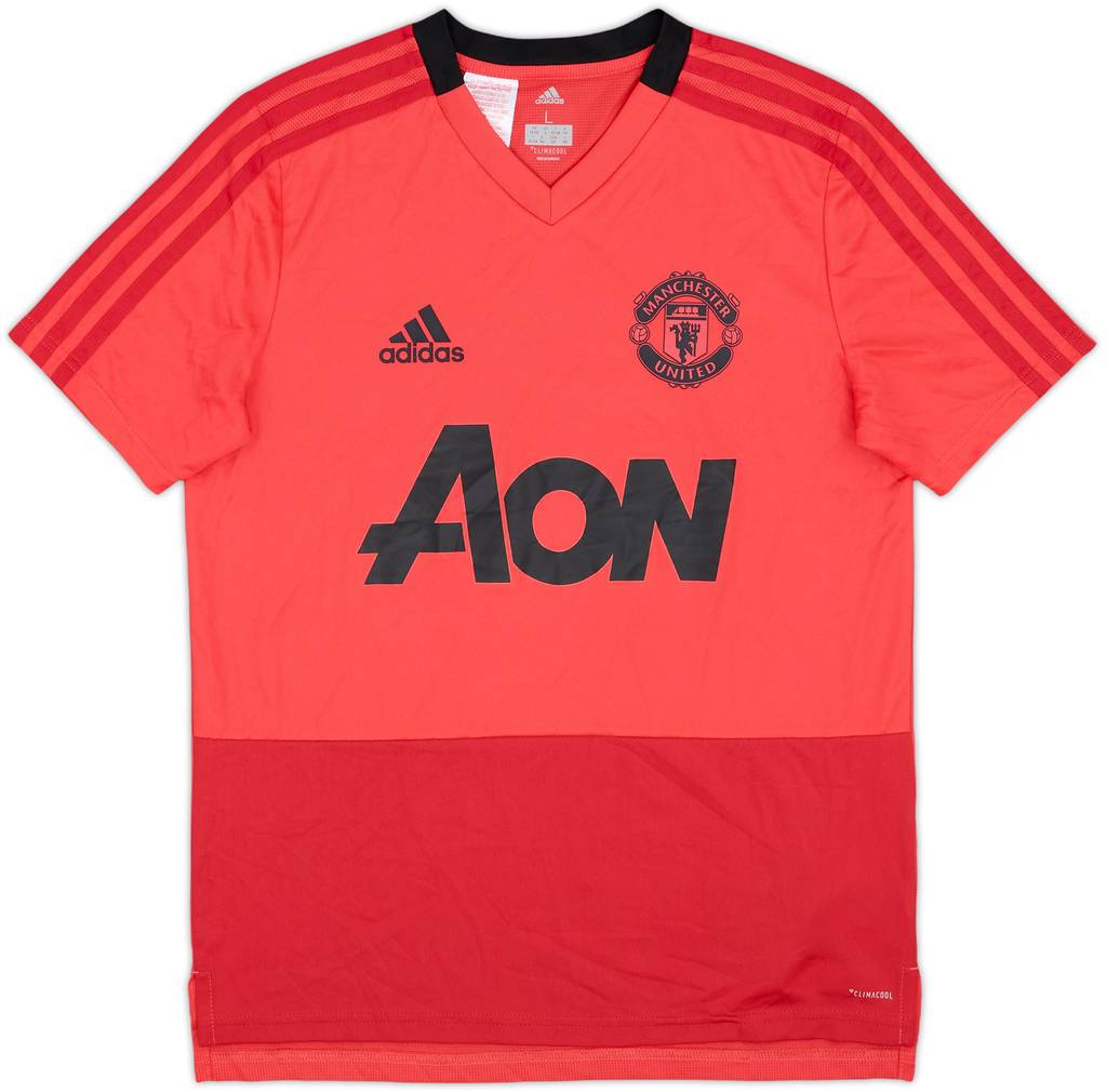 2018-19 Manchester United adidas Training Shirt - 9/10 - (L.Boys)