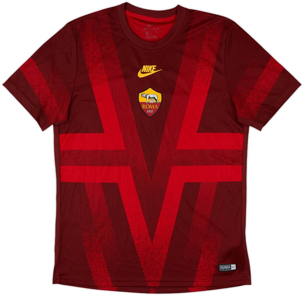 2019-20 Roma Nike Training Shirt - 9/10 - (M)