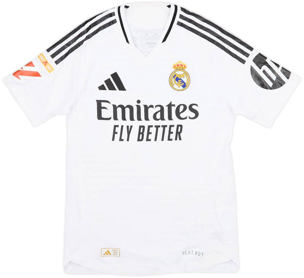 2024-25 Real Madrid Authentic Home Shirt - 10/10 - (XS)