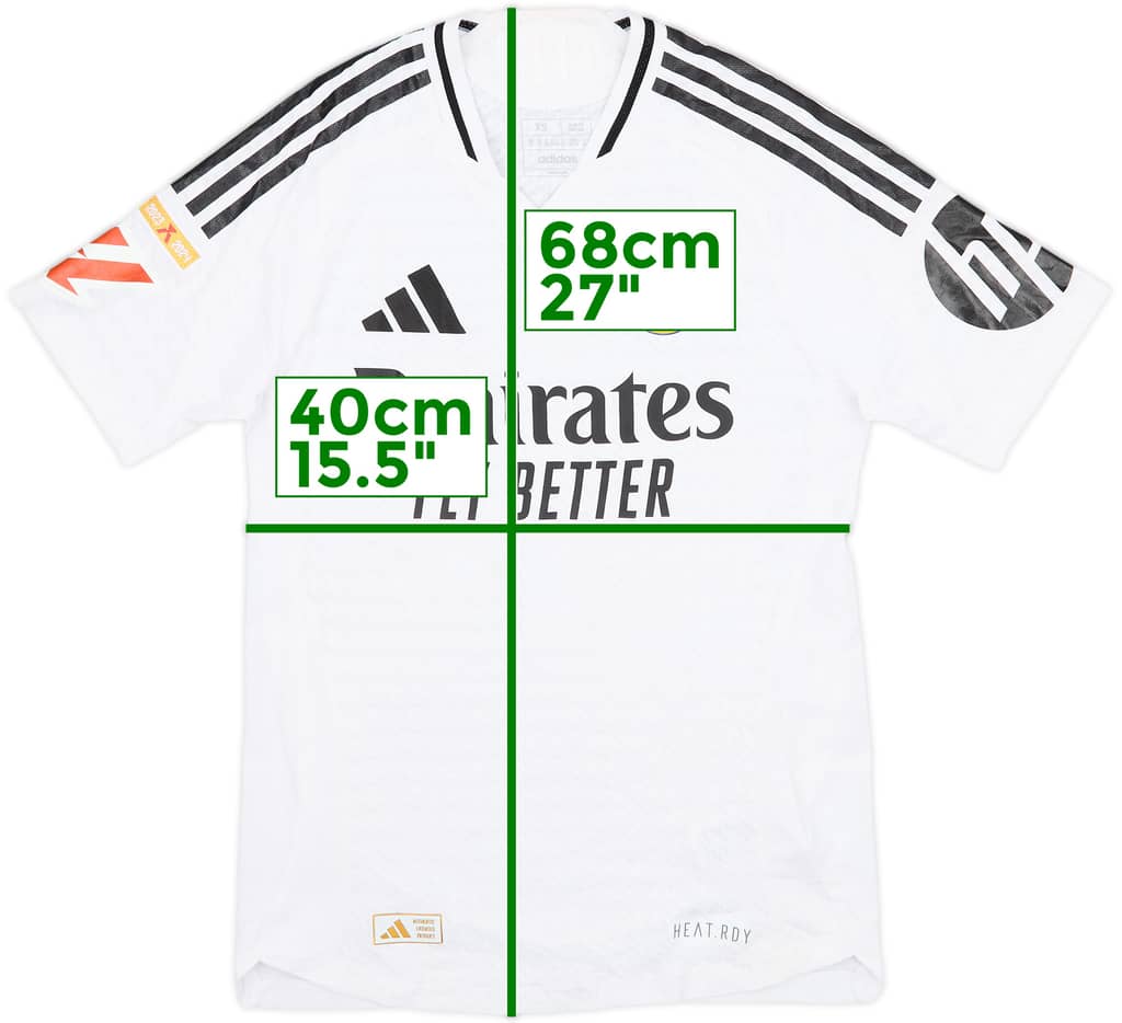 2024-25 Real Madrid Authentic Home Shirt - 10/10 - (XS)