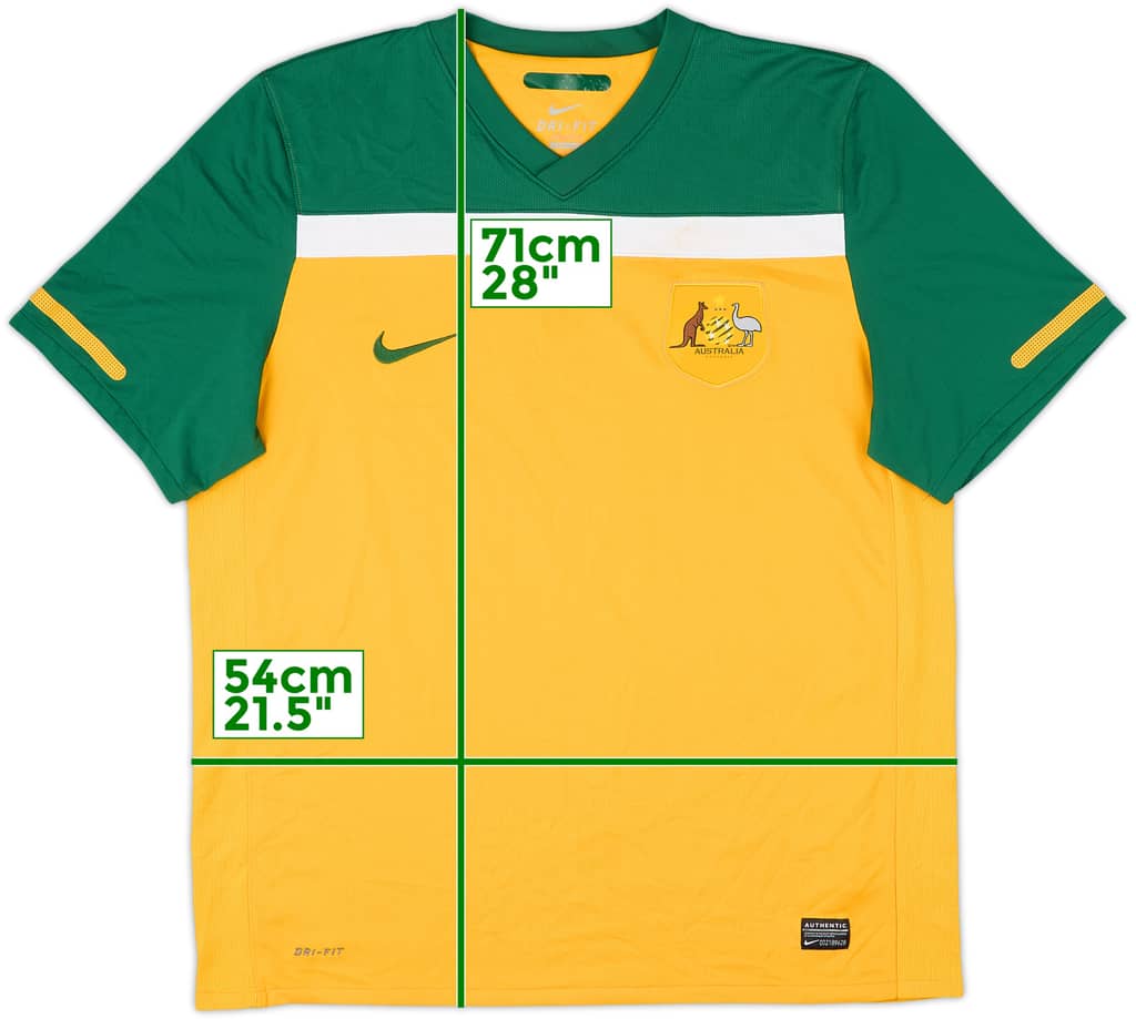2010-11 Australia Home Shirt - 7/10 - (XL)