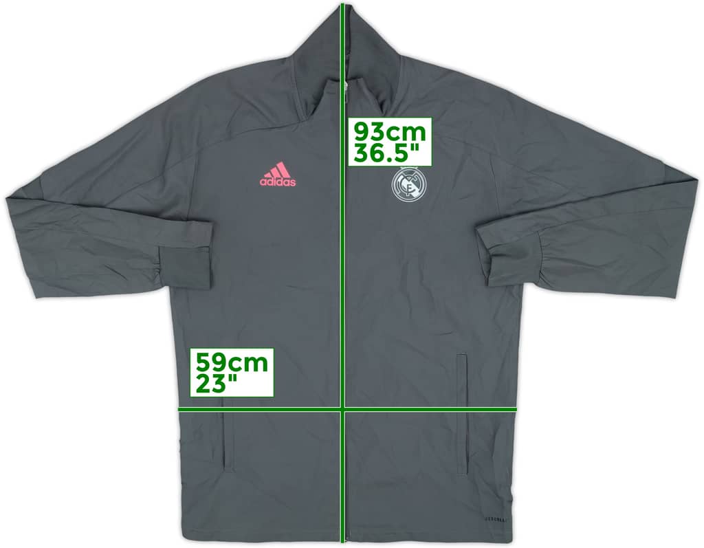 2020-21 Real Madrid adidas Track Jacket - 7/10 - (M)