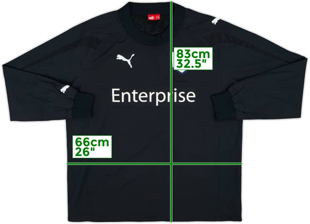 2010-11 Preston North End Drill Top - 9/10 - (M)