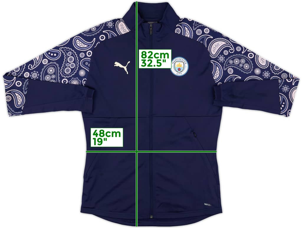 2020-21 Manchester City Puma Track Jacket - 9/10 - (M)