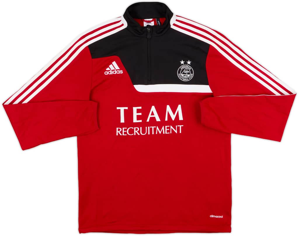 2013-14 Aberdeen adidas 1/4 Zip Drill Top - 9/10 - (S)