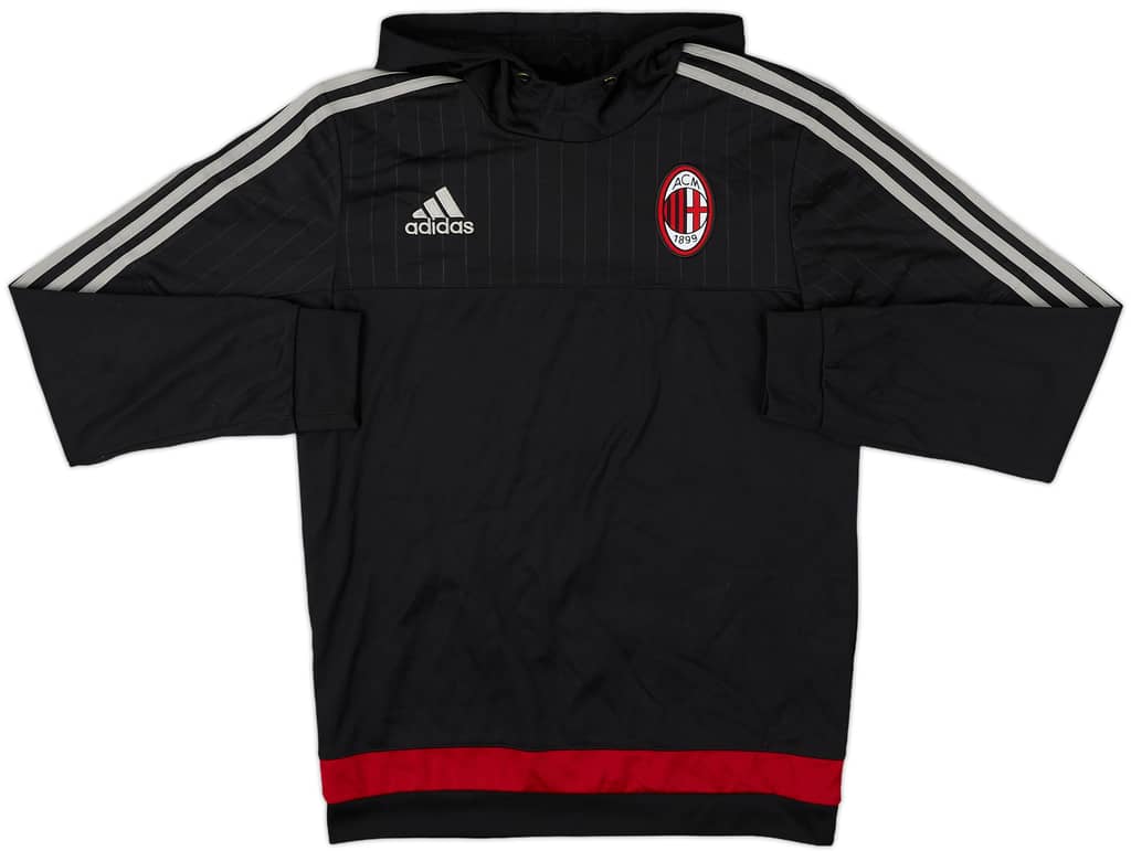 2015-16 AC Milan adidas Hooded Top - 6/10 - (S)