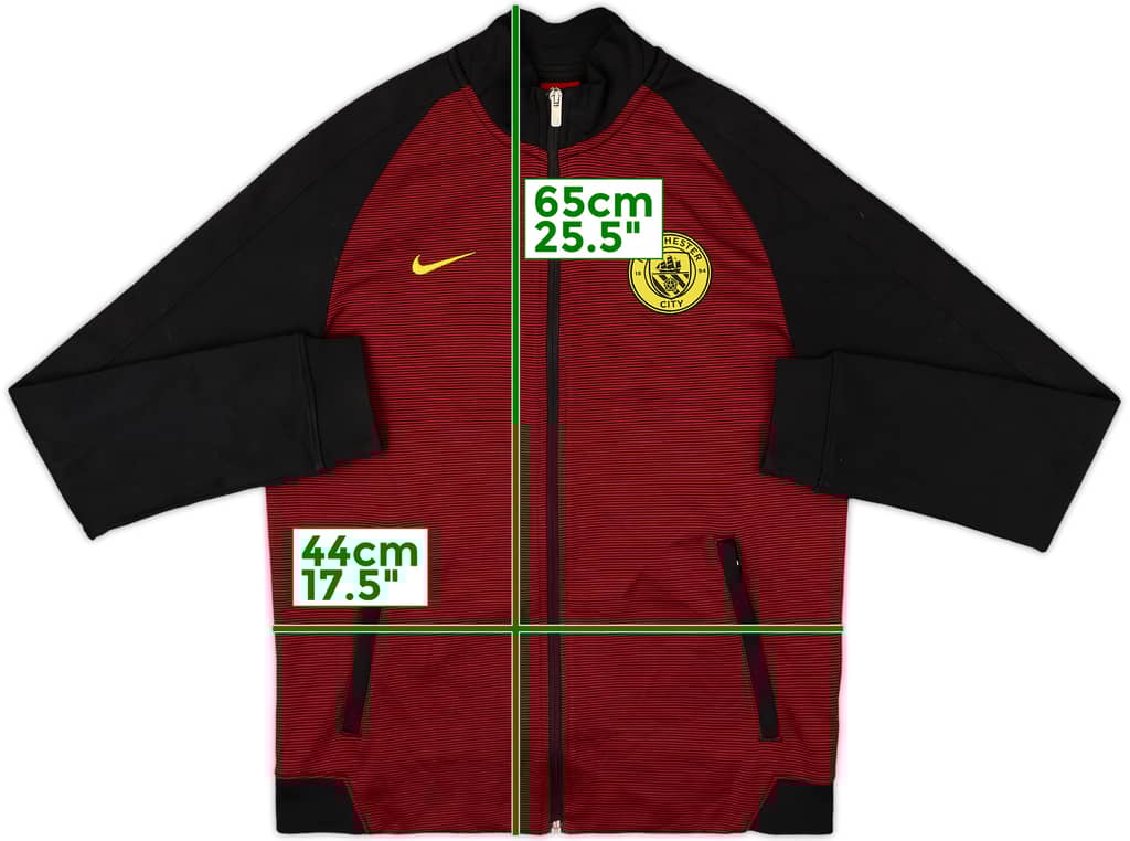 2016-17 Manchester City Nike Track Jacket - 8/10 - (M)