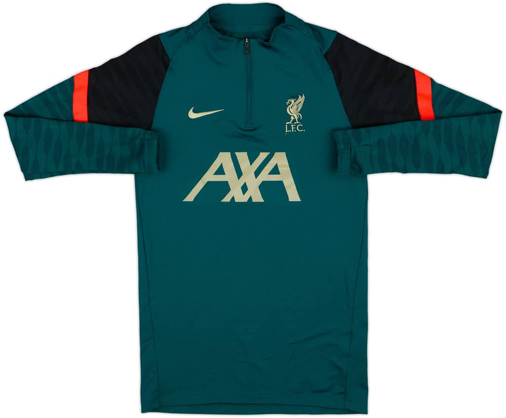 2022-23 Liverpool Nike 1/4 Zip Drill Top - 8/10 - (XS)