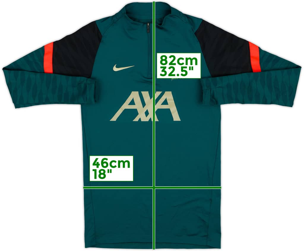 2022-23 Liverpool Nike 1/4 Zip Drill Top - 8/10 - (XS)
