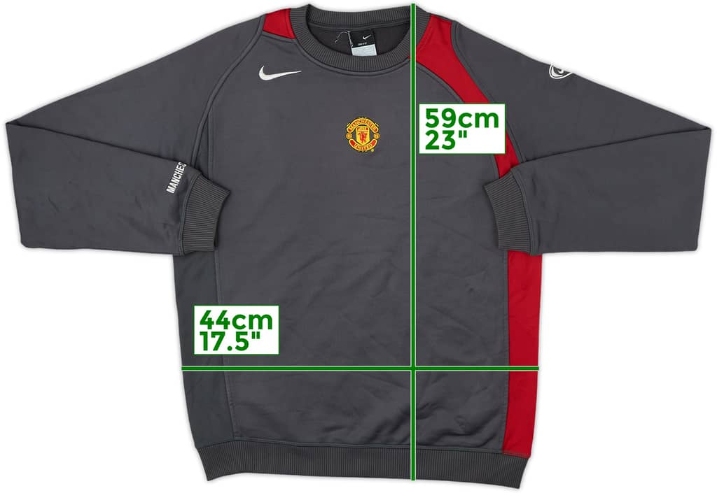 2004-05 Manchester United Nike Sweat Top - 8/10 - (XL.Boys)