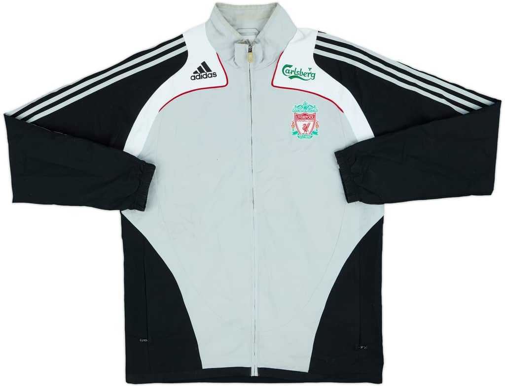 2008-09 Liverpool adidas Track Jacket - 7/10 - (L)