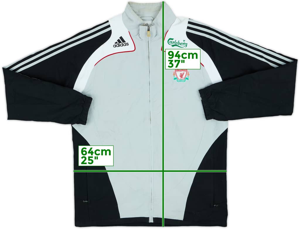 2008-09 Liverpool adidas Track Jacket - 7/10 - (L)