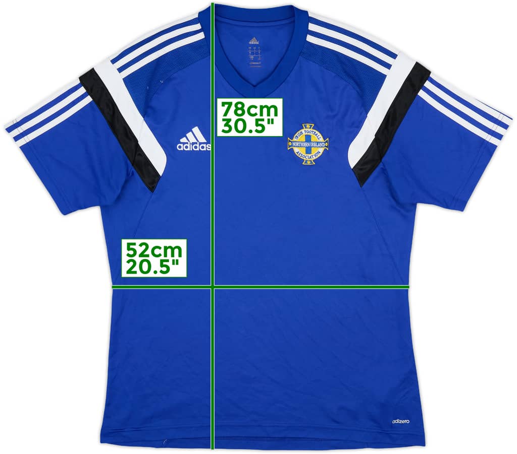 2014-15 Northern Ireland adizero Training Shirt - 8/10 - (L)