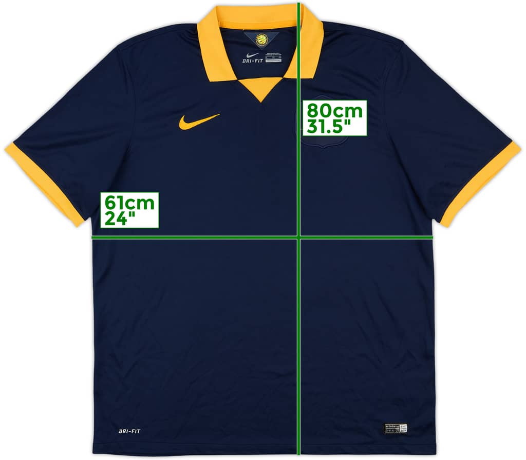 2014-16 Australia Away Shirt - 8/10 - (XL)