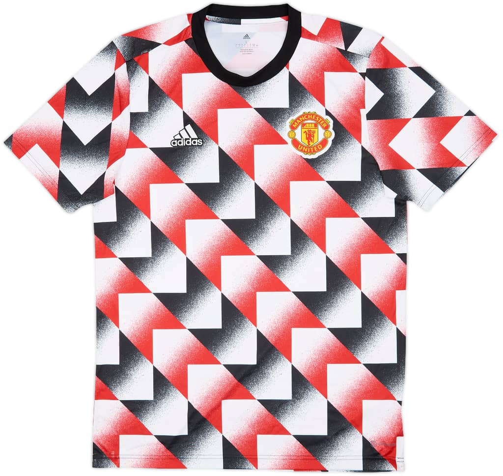 2022-23 Manchester United adidas Pre Match Shirt - 7/10 - (L)