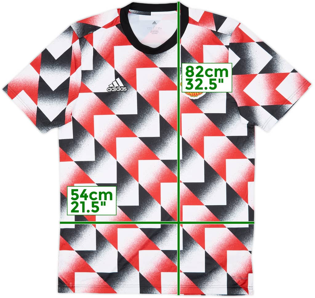 2022-23 Manchester United adidas Pre Match Shirt - 7/10 - (L)