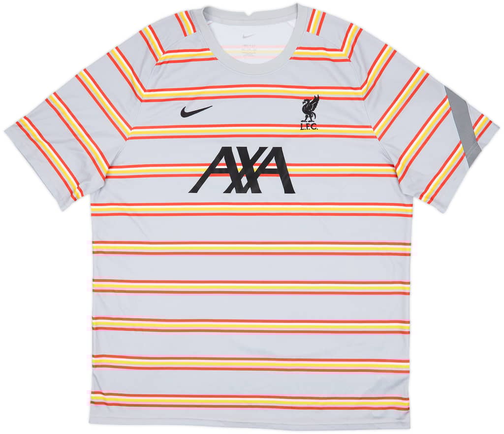 2021-22 Liverpool Nike Pre Match Shirt - 10/10 - (XXL)