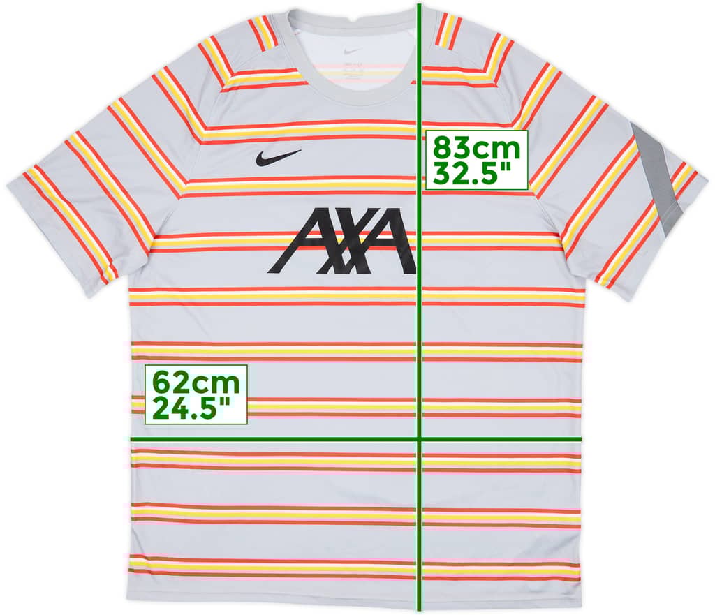 2021-22 Liverpool Nike Pre Match Shirt - 10/10 - (XXL)