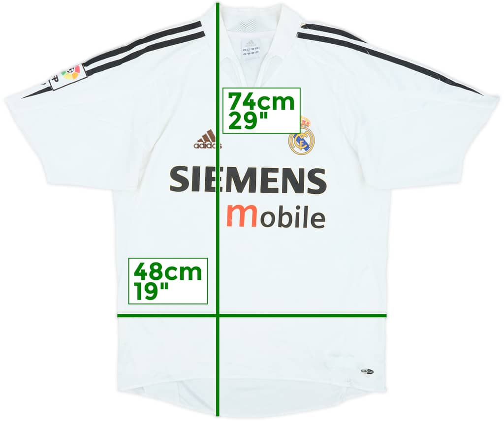 2004-05 Real Madrid Home Shirt - 5/10 - (S)