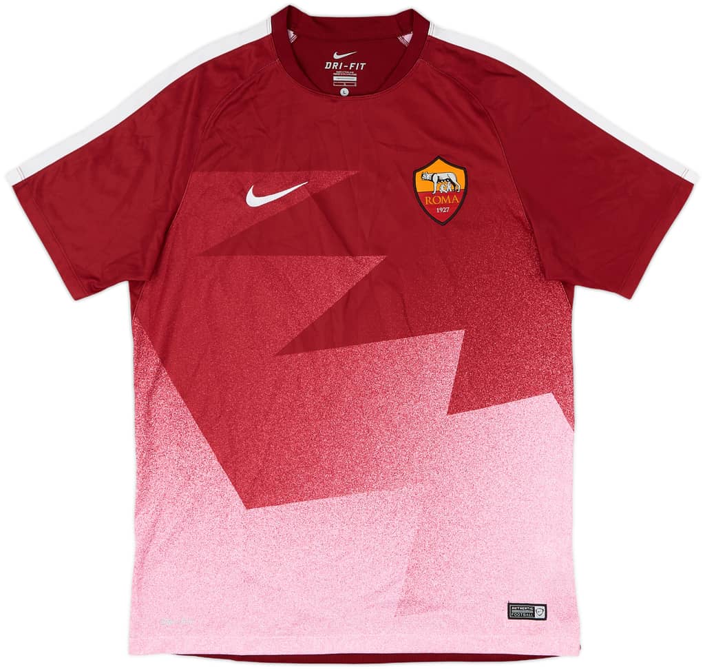 2015-16 Roma Nike Training Shirt - 9/10 - (L)