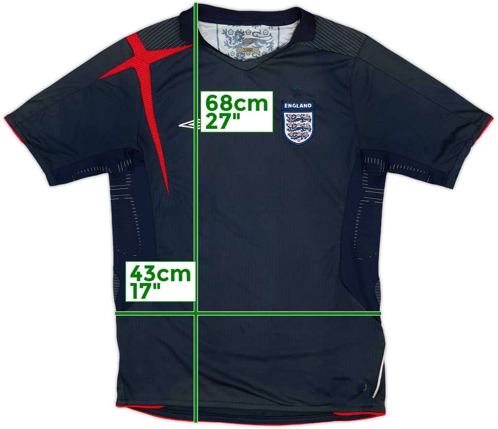 2005-06 England S/S GK Shirt - 5/10 - (L.Boys)