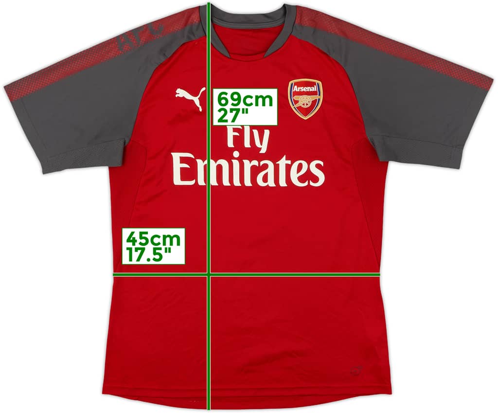 2017-18 Arsenal Puma Training Shirt - 9/10 - (L)