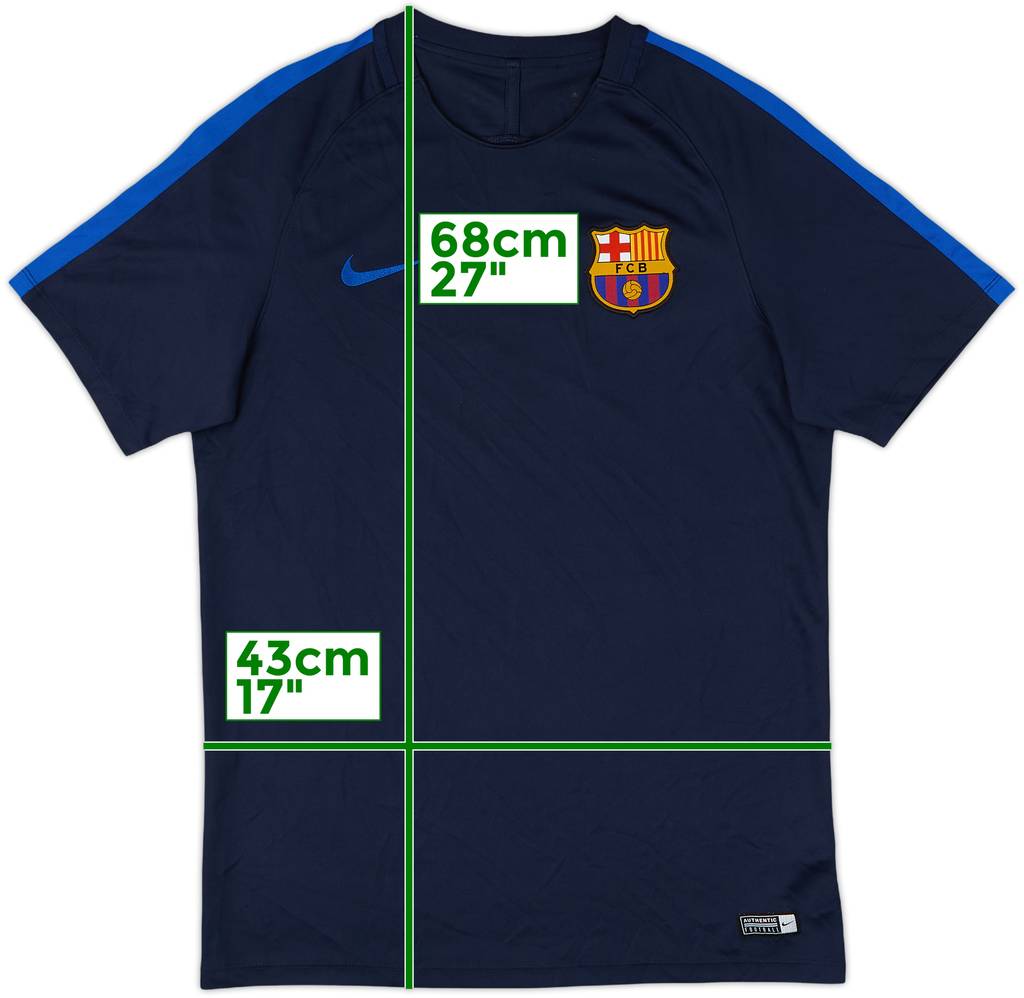 2016-17 Barcelona Nike Training Shirt - 8/10 - (M)