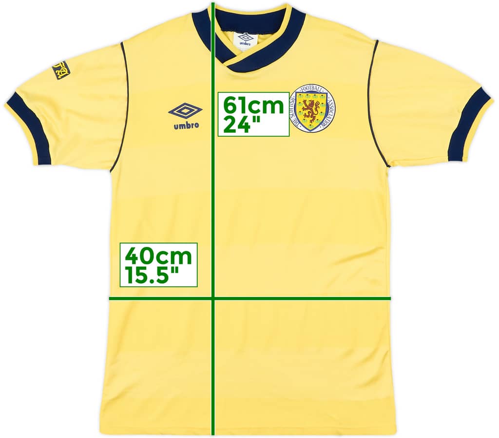 1986-88 Scotland Away Shirt - 9/10 - (S)