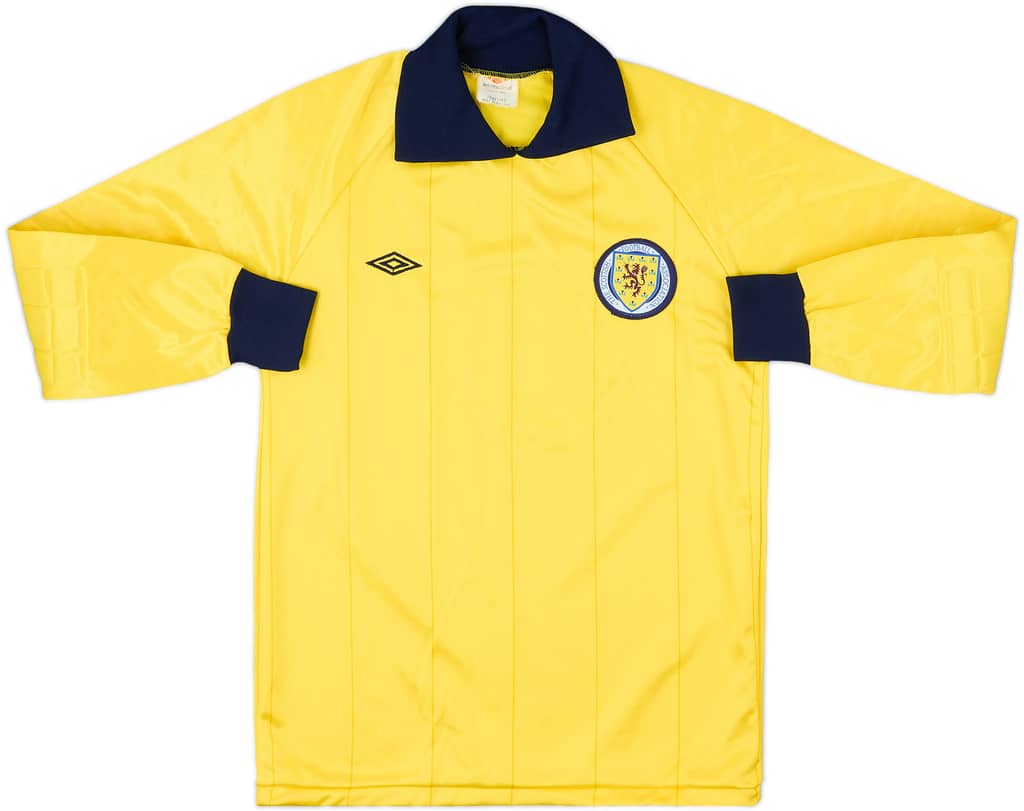 1982-84 Scotland GK Shirt - 8/10 - (Y)