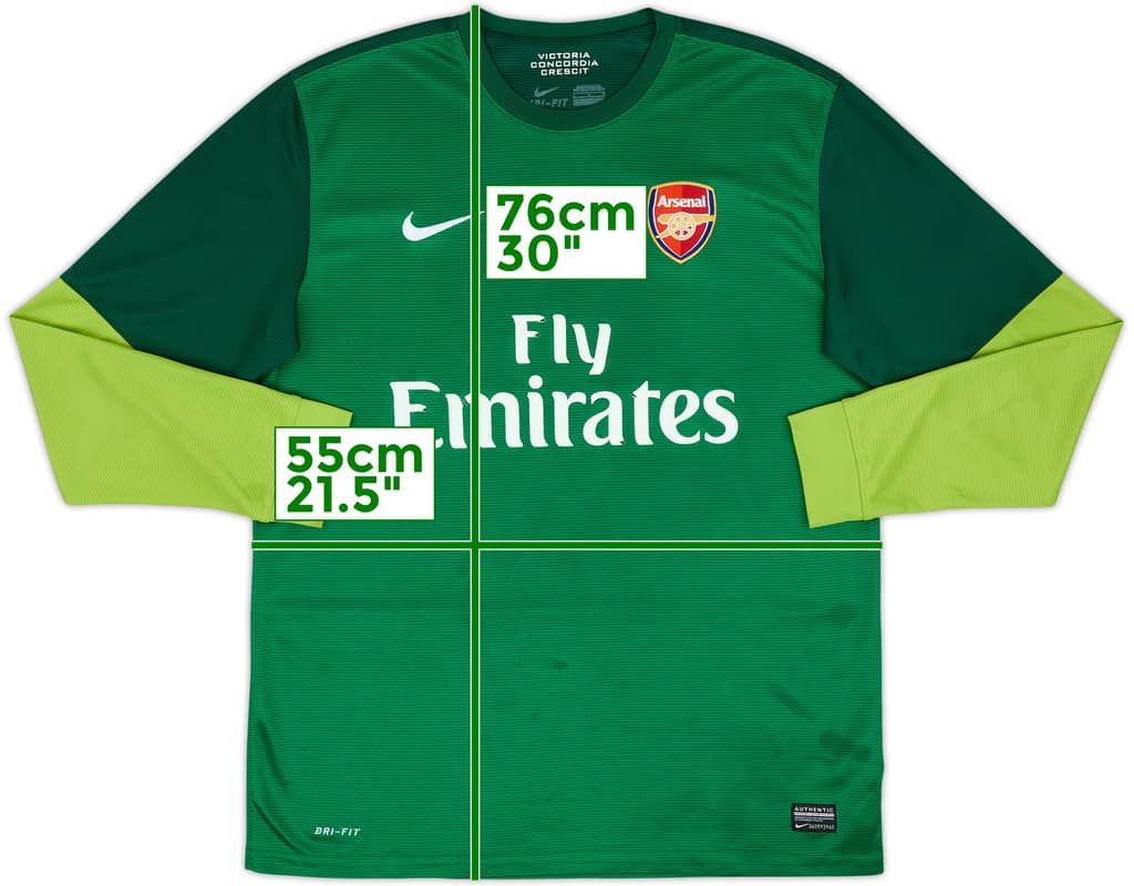 2012-13 Arsenal GK Shirt - 5/10 - (L)