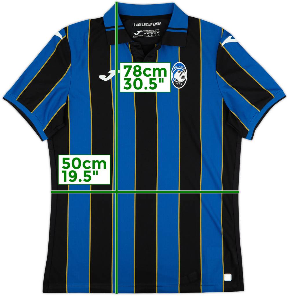 2021-22 Atalanta Home Shirt - 10/10 - (L)