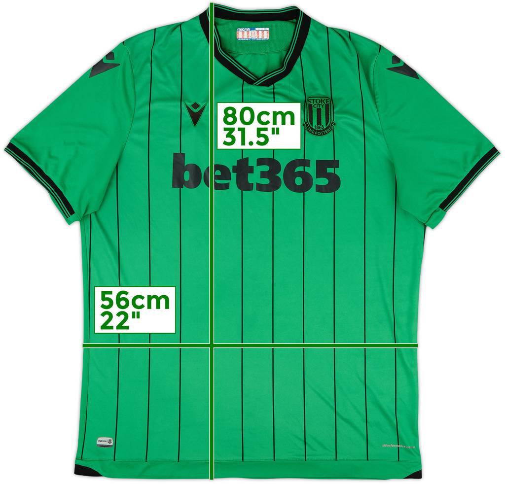 2021-22 Stoke City Away Shirt - 5/10 - (XXL)