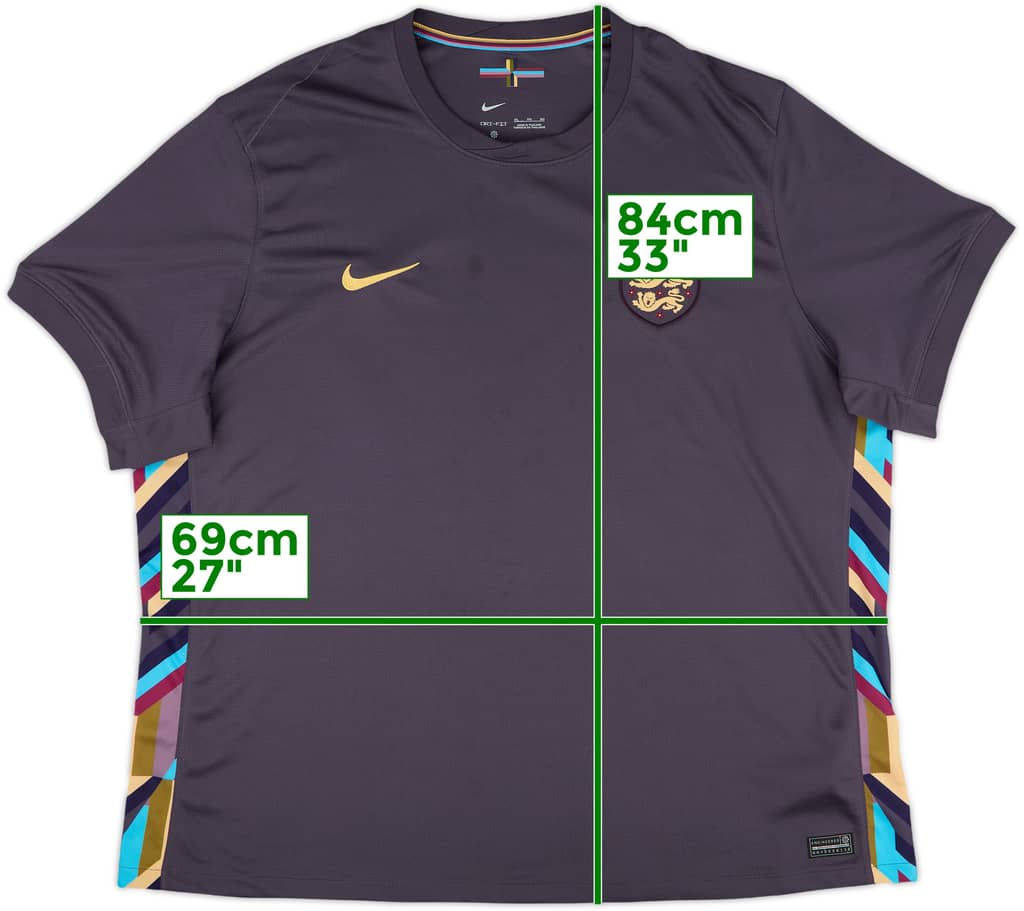 2024 England Away Shirt - 8/10 - (3XL)