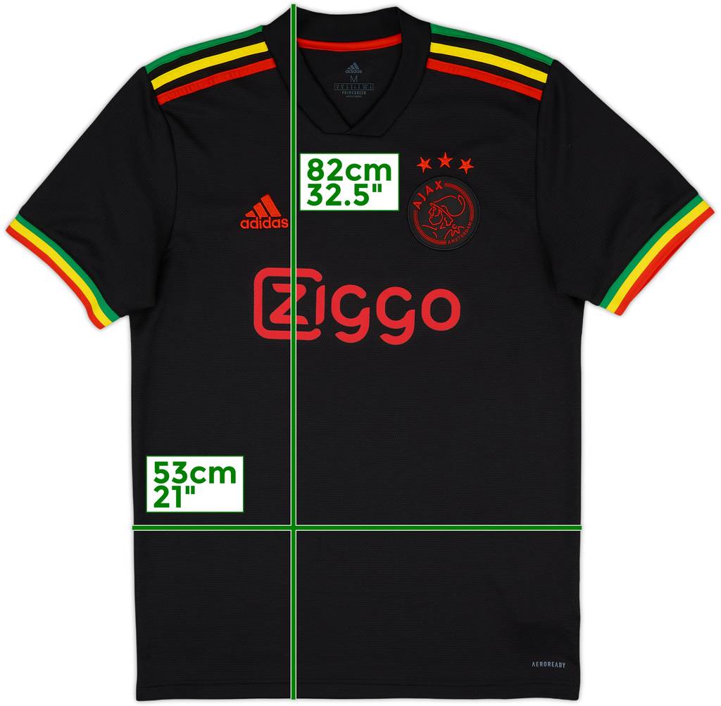 2021-22 Ajax Third Shirt - 9/10 - (M)