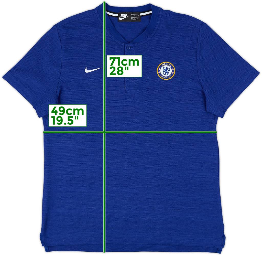 2018-19 Chelsea Nike Polo Shirt - 9/10 - (XL)