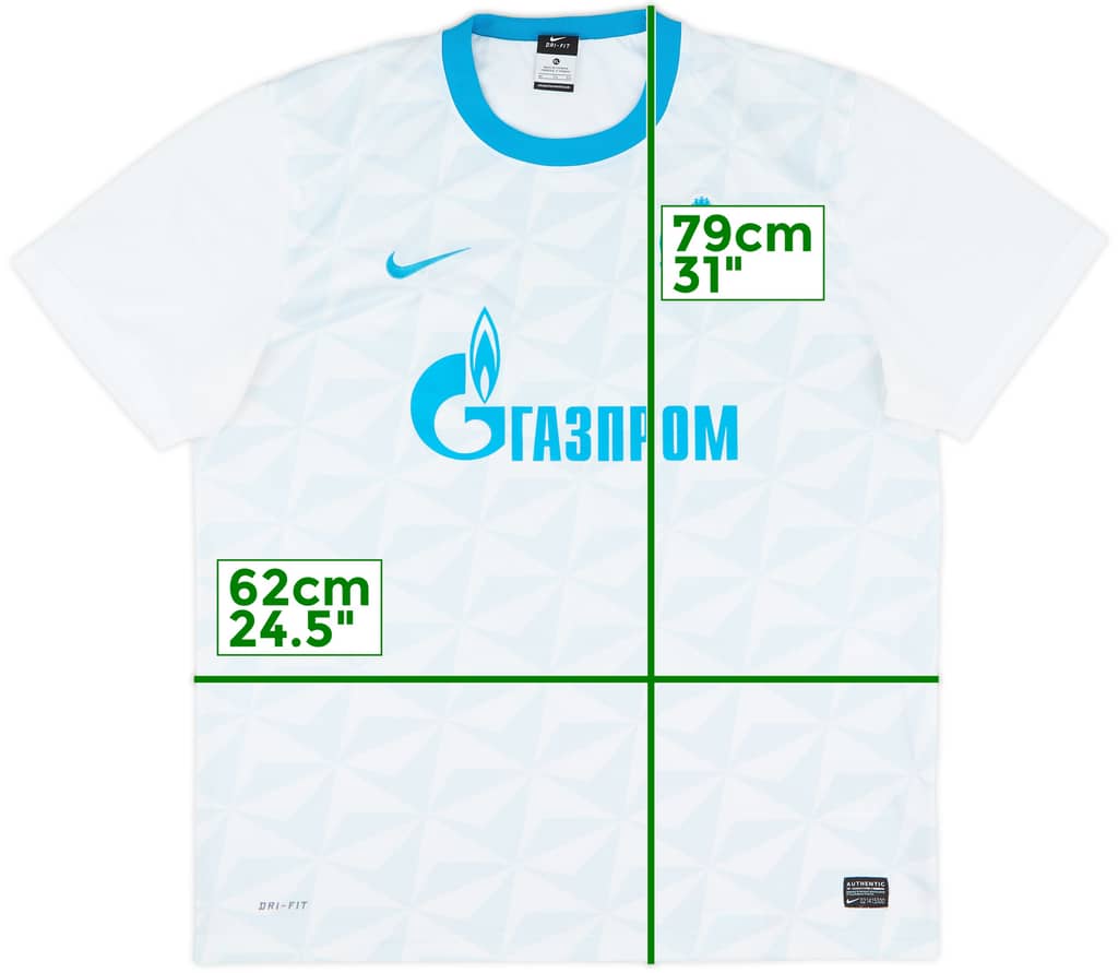 2011-12 Zenit St. Petersburg Basic Away Shirt - 9/10 - (XL)