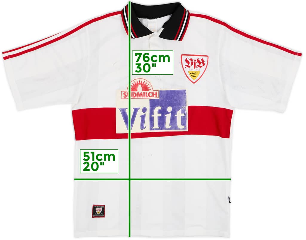 1996-97 Stuttgart Home Shirt - 5/10 - (M)