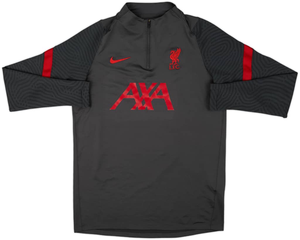 2020-21 Liverpool Nike Vaporknit 1/4 Zip Drill Top - 8/10 - (M)