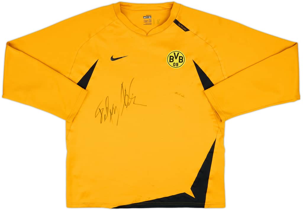 2007-08 Borussia Dortmund Nike Signed Training Top - 5/10 - (L)