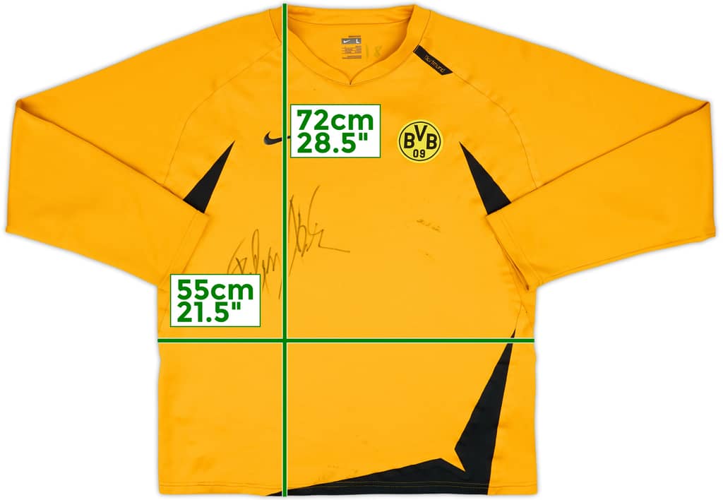 2007-08 Borussia Dortmund Nike Signed Training Top - 5/10 - (L)