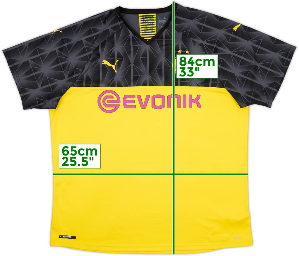 2019-20 Borussia Dortmund CL Shirt - 9/10 - (3XL)