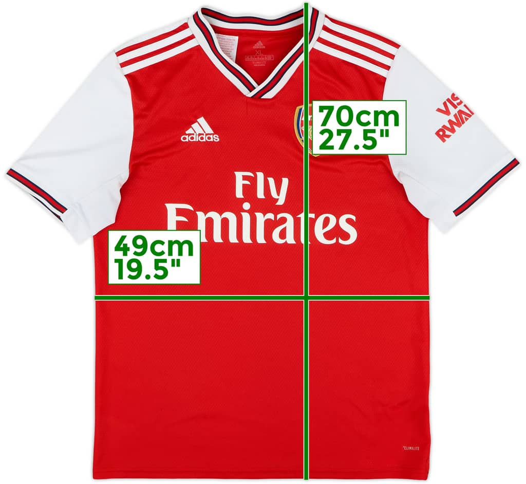 2019-20 Arsenal Home Shirt - 7/10 - (XL.Boys)