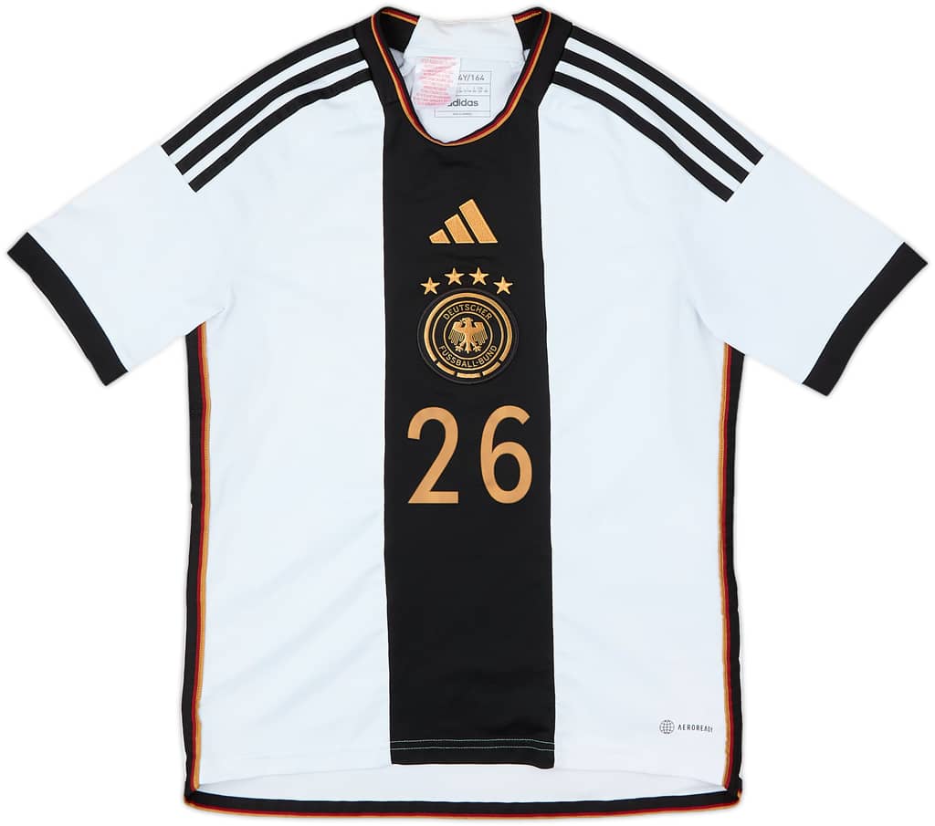 2022-23 Germany Home Shirt Moukoko #26 - 5/10 - (L.Boys)