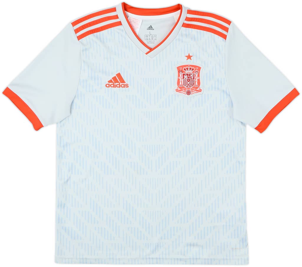 2018-19 Spain Away Shirt - 8/10 - (L.Boys)