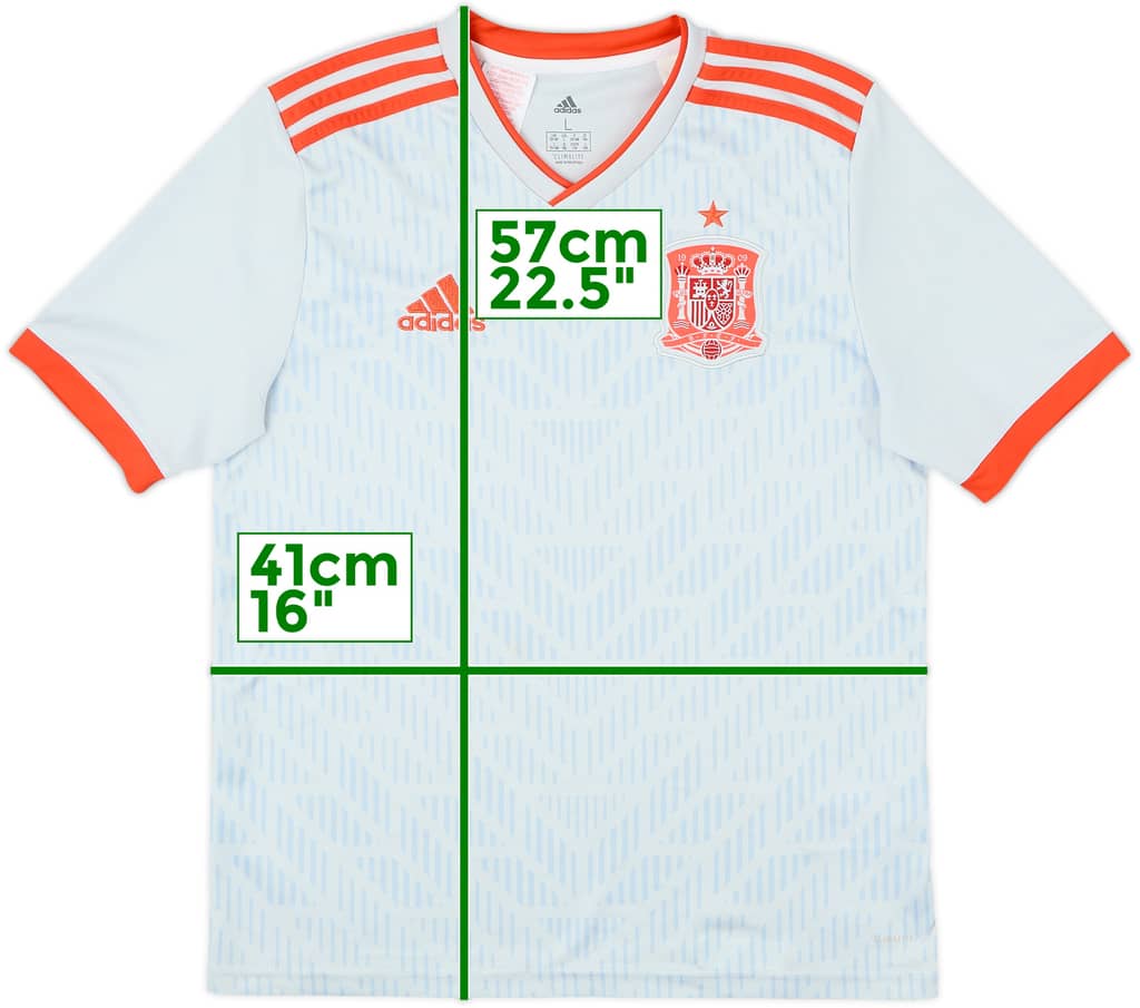 2018-19 Spain Away Shirt - 8/10 - (L.Boys)