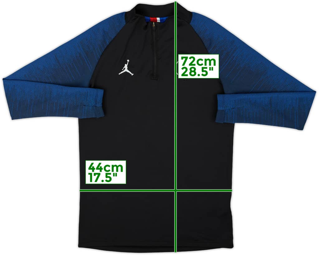 2020-21 Paris Saint-Germain Nike 1/4 Zip Drill Top - 8/10 - (S)